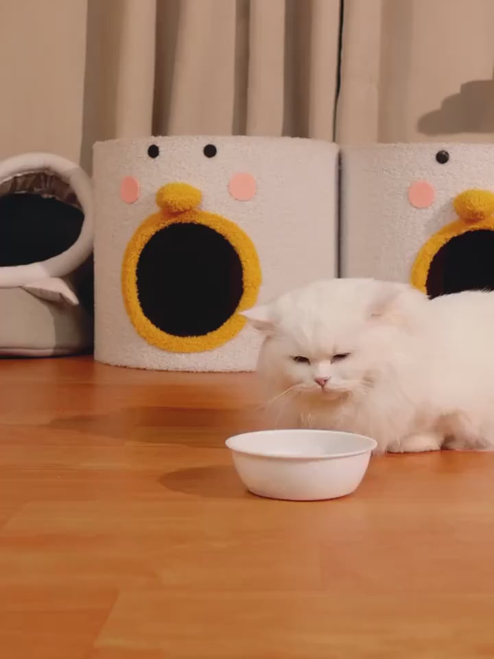 Pet large-capacity feeder integrated automatic water dispenser cat food bowl dog feeding bowl cat bowl dog bowl pet supplies